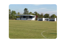 Pitch, Dugouts and Stand